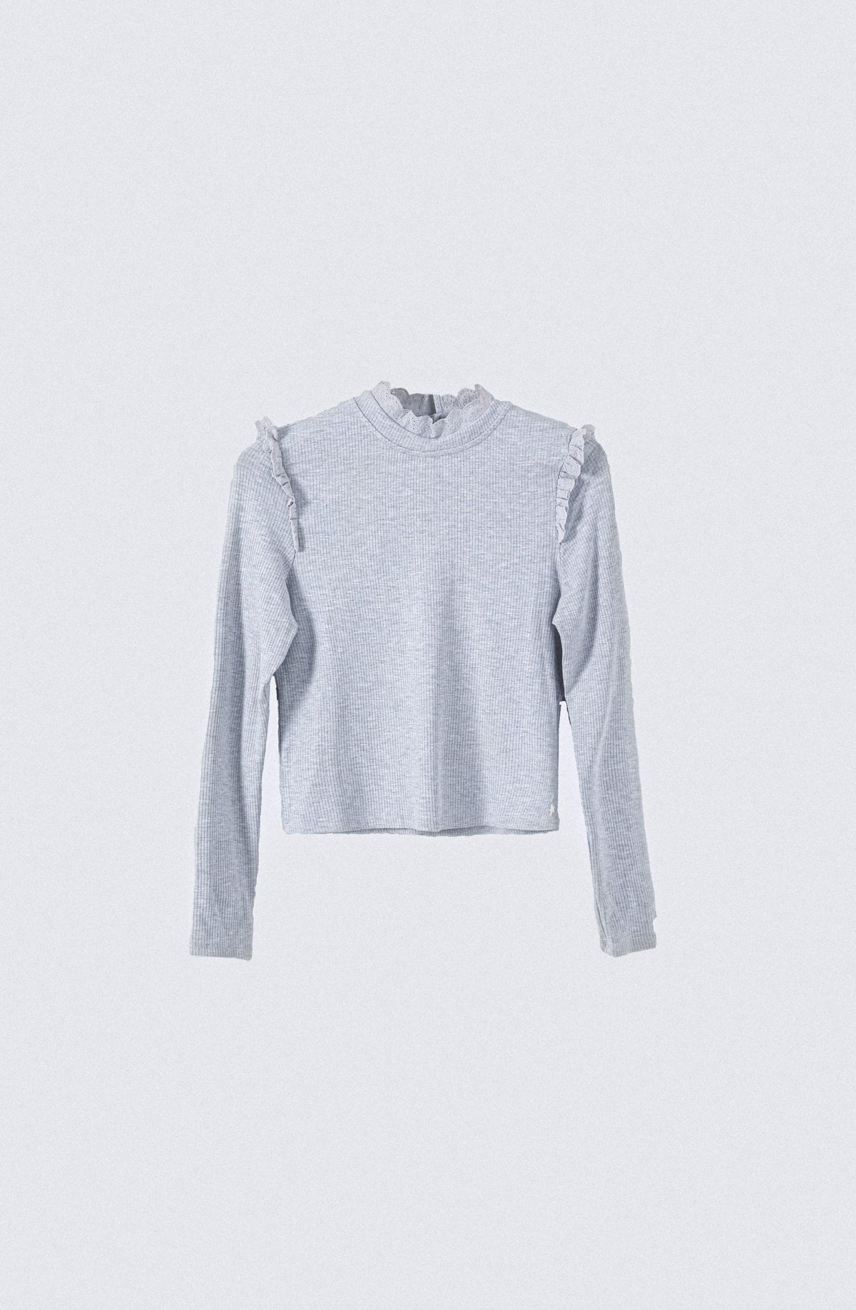 Playera Manga Larga Vuelos Gray