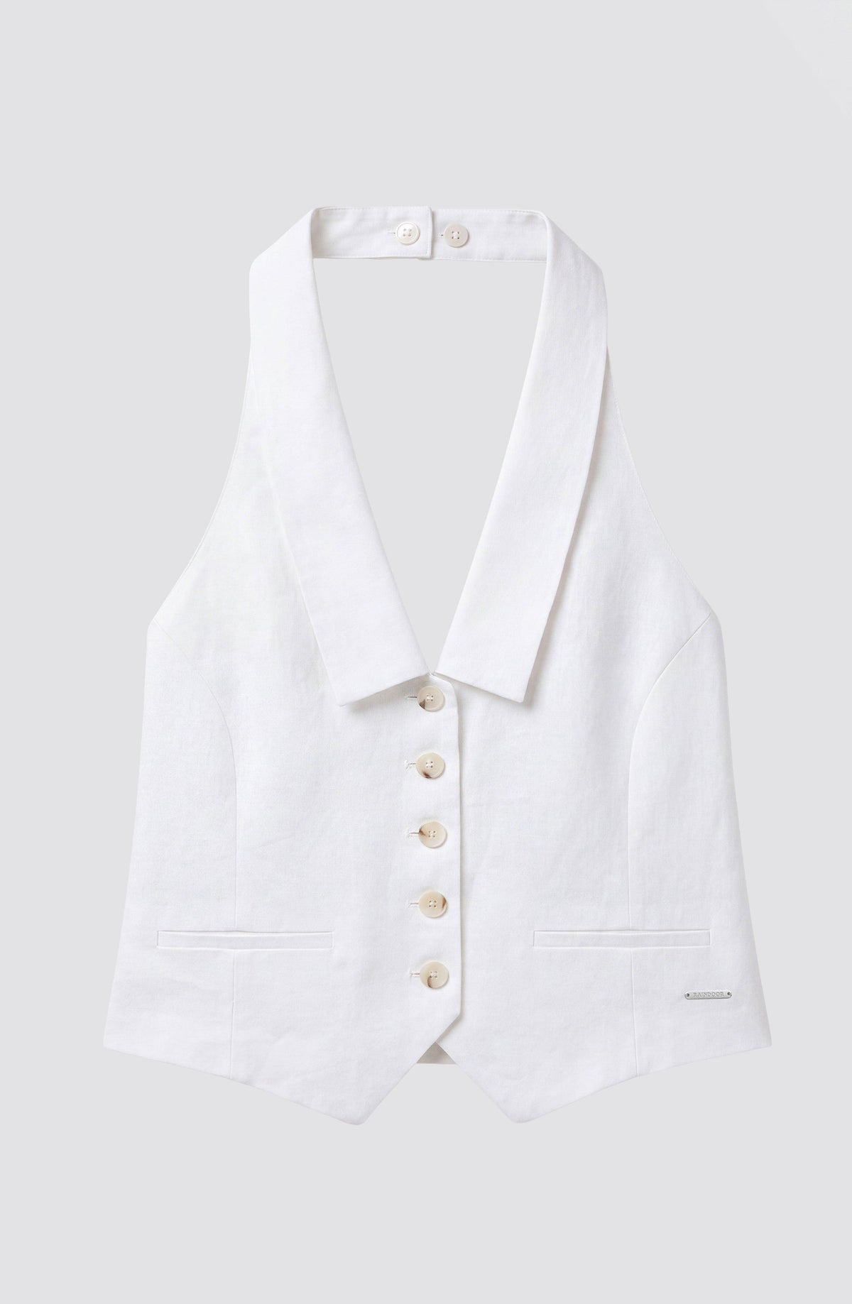Vest Lino White