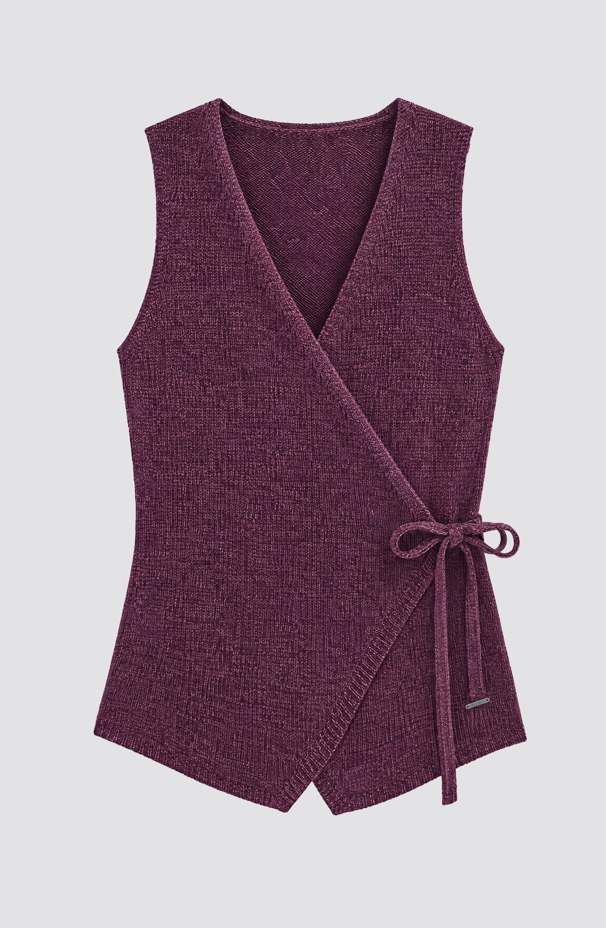 Vest Tejido Lazo Purple