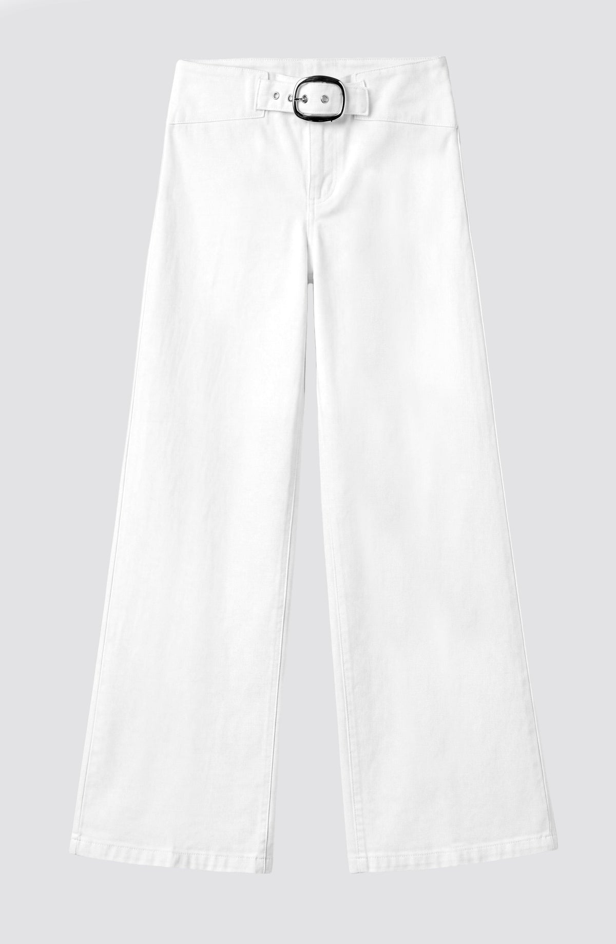 Pantalón Cinturón Pretina White