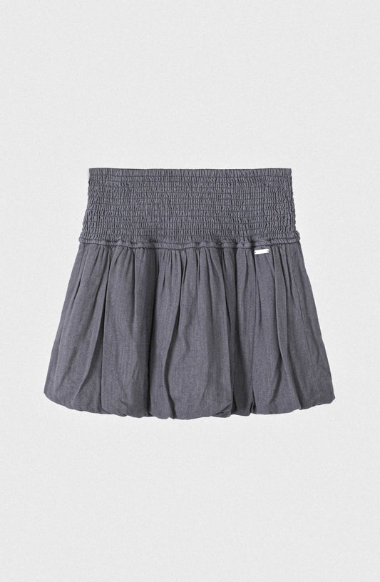 Falda Globo Lino Grey