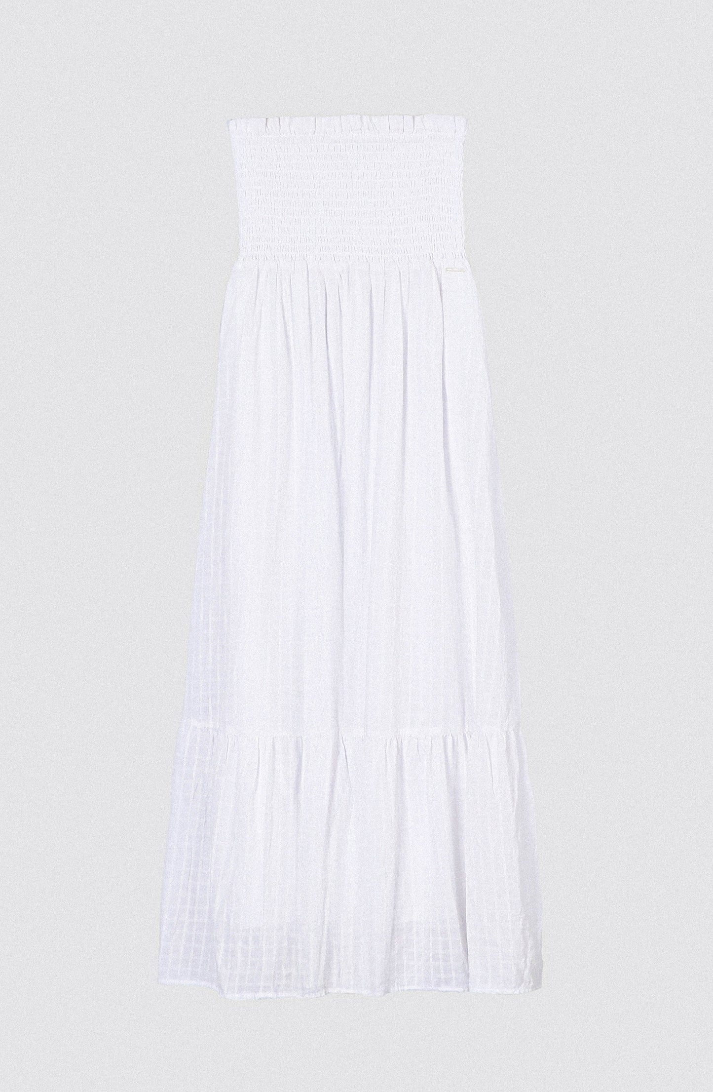 Vestido Largo Strapless White