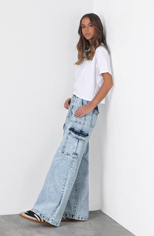 Pantalón Bag Blue