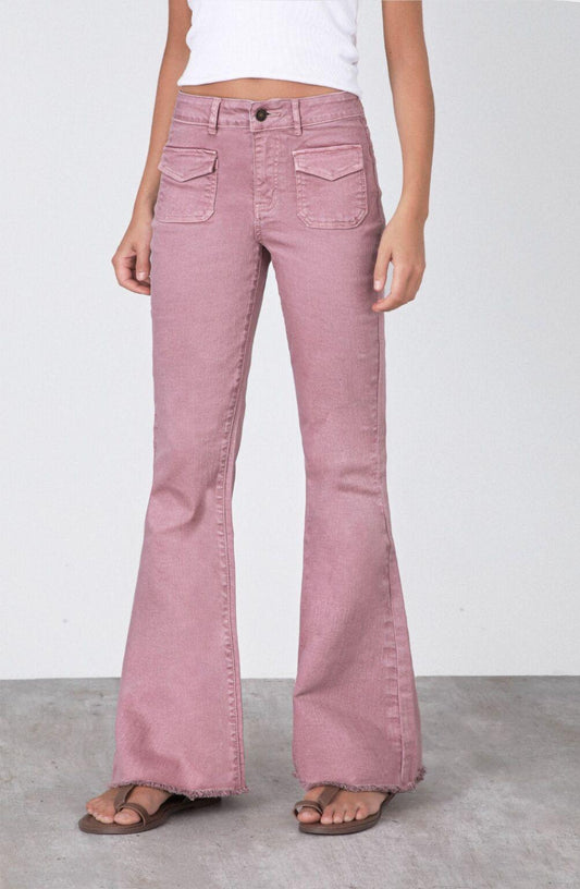 Pantalón Flare Pocket Pink