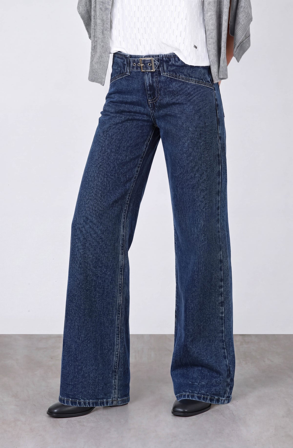 Pantalón Hebilla Tiro Bajo