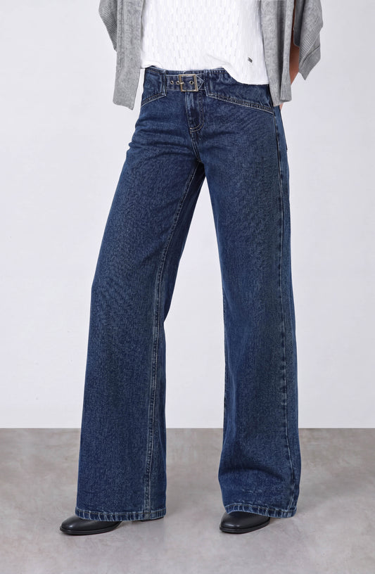 Pantalón Hebilla Tiro Bajo