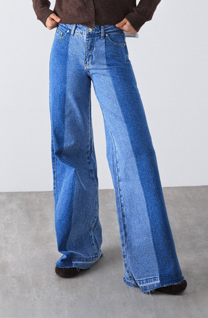 Pantalón Bicolor Blue