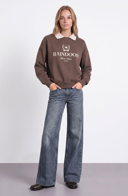Sudadera Crewneck Polo Brown