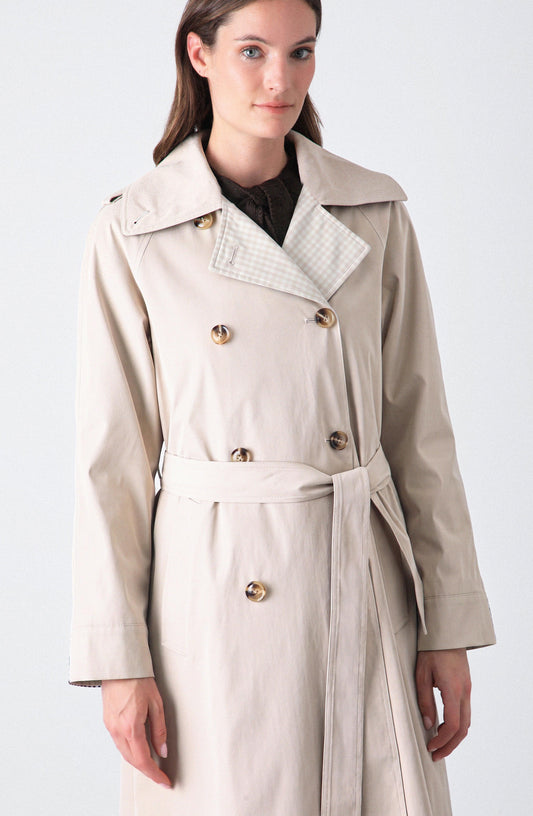 Abrigo Trench Beige