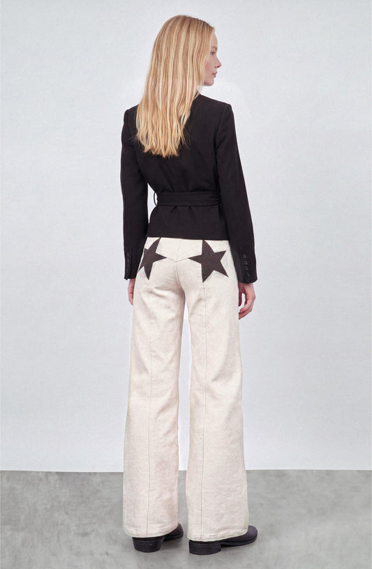Pantalón Estrella Pocket Ecru