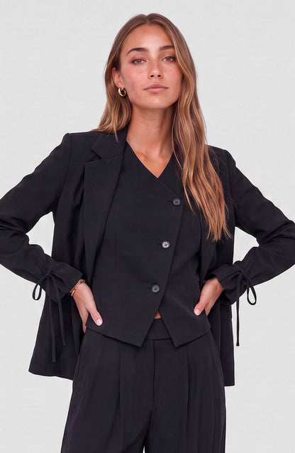 Blazer Tencel Black