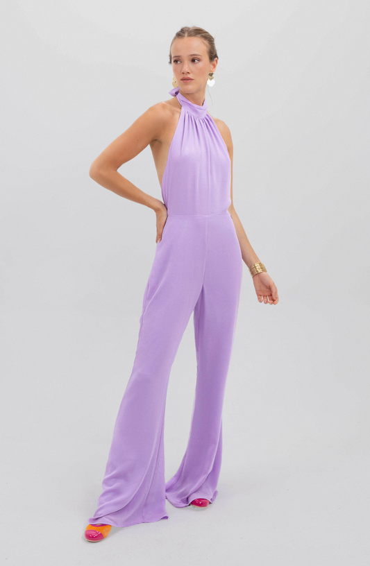 Jumpsuit Halter One Piece Lila