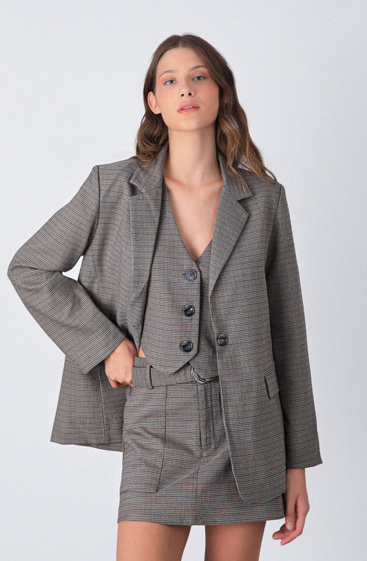 Blazer Tejido Brown