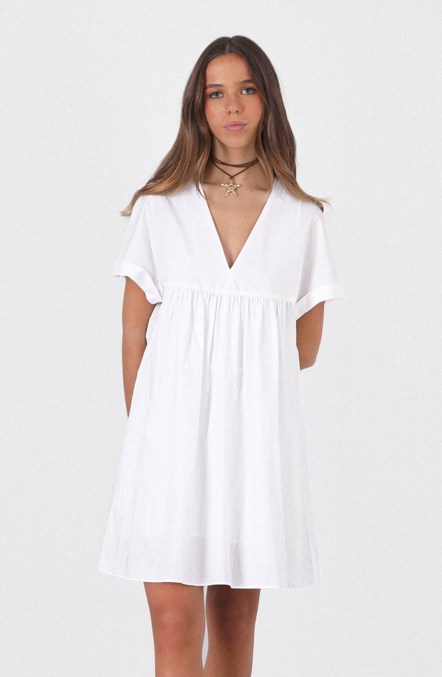 Vestido Camisero White