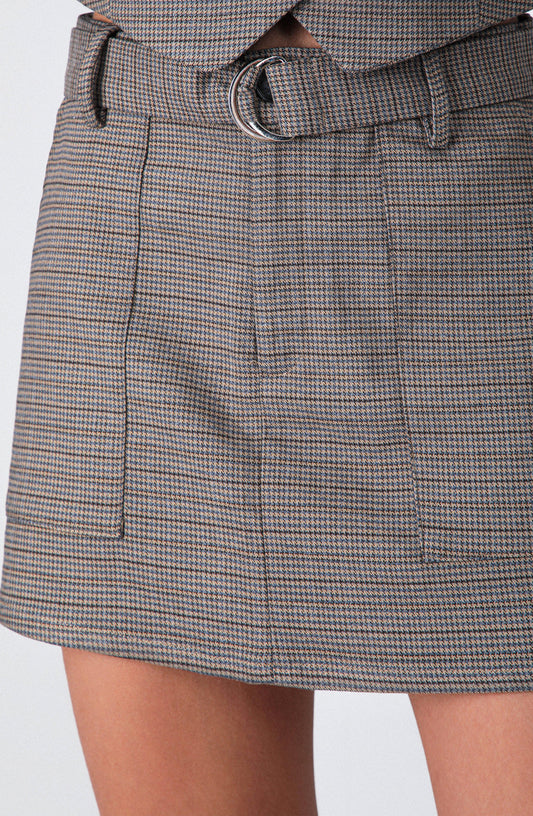 Falda Tejida Brown