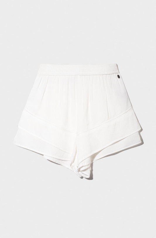 Short Vuelos Ecru