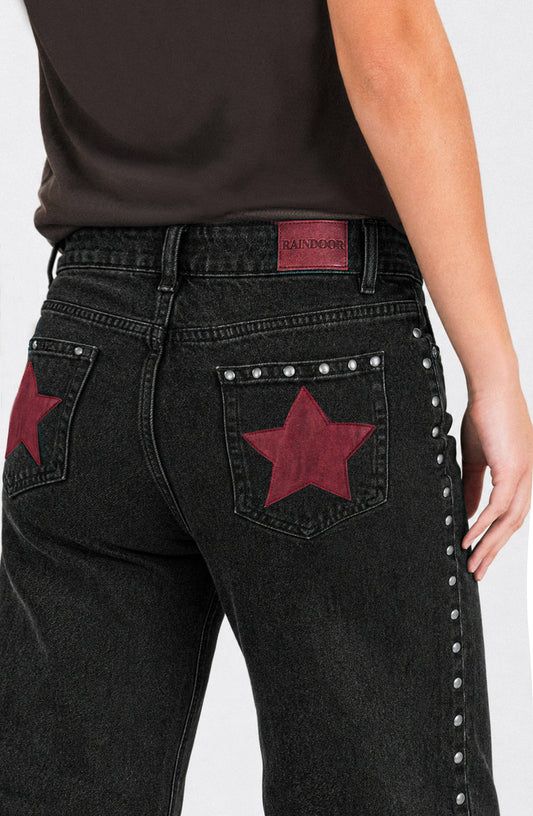 Pantalón Straight Estrella Black