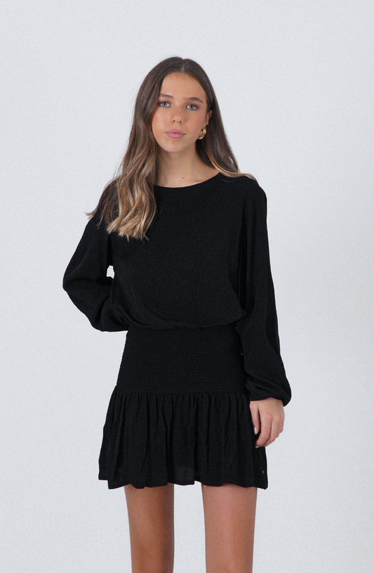 Vestido Panal Black