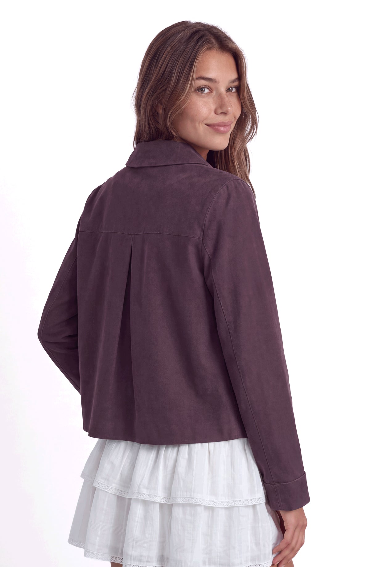 Chamarra Cuello Bebé Purple