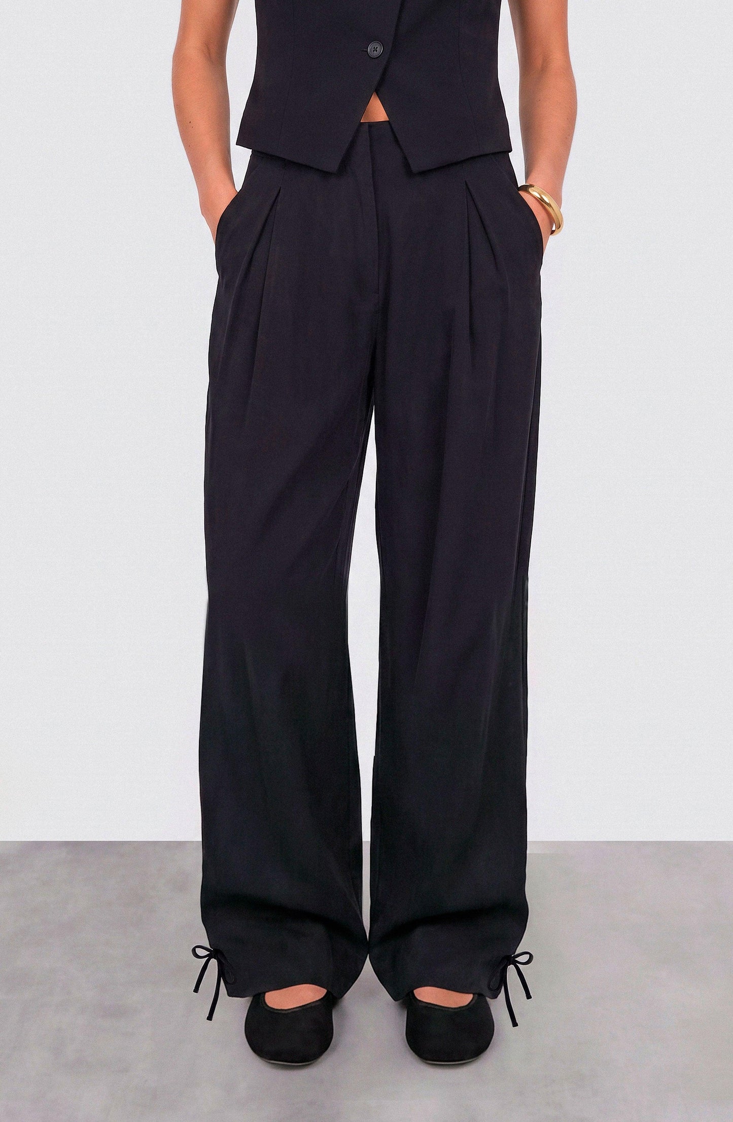 Pantalón Sastrero Tencel Black