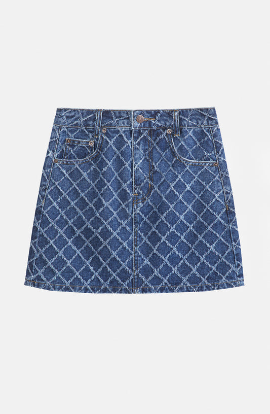 Falda Rombos Blue