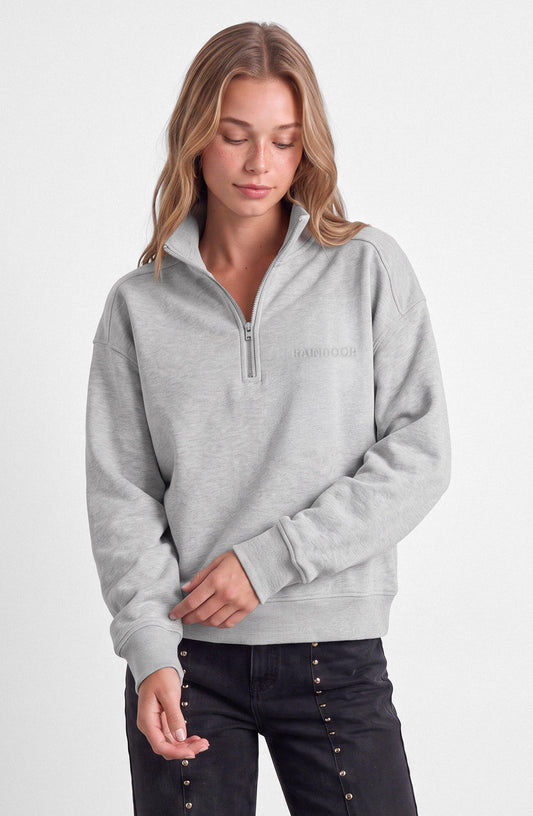 Sudadera Mid Zipper Grey