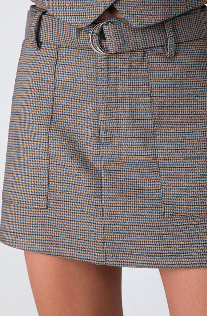 Falda Tejida Brown