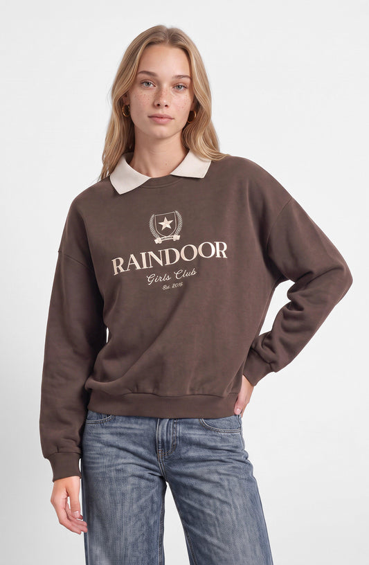 Sudadera Crewneck Polo Brown