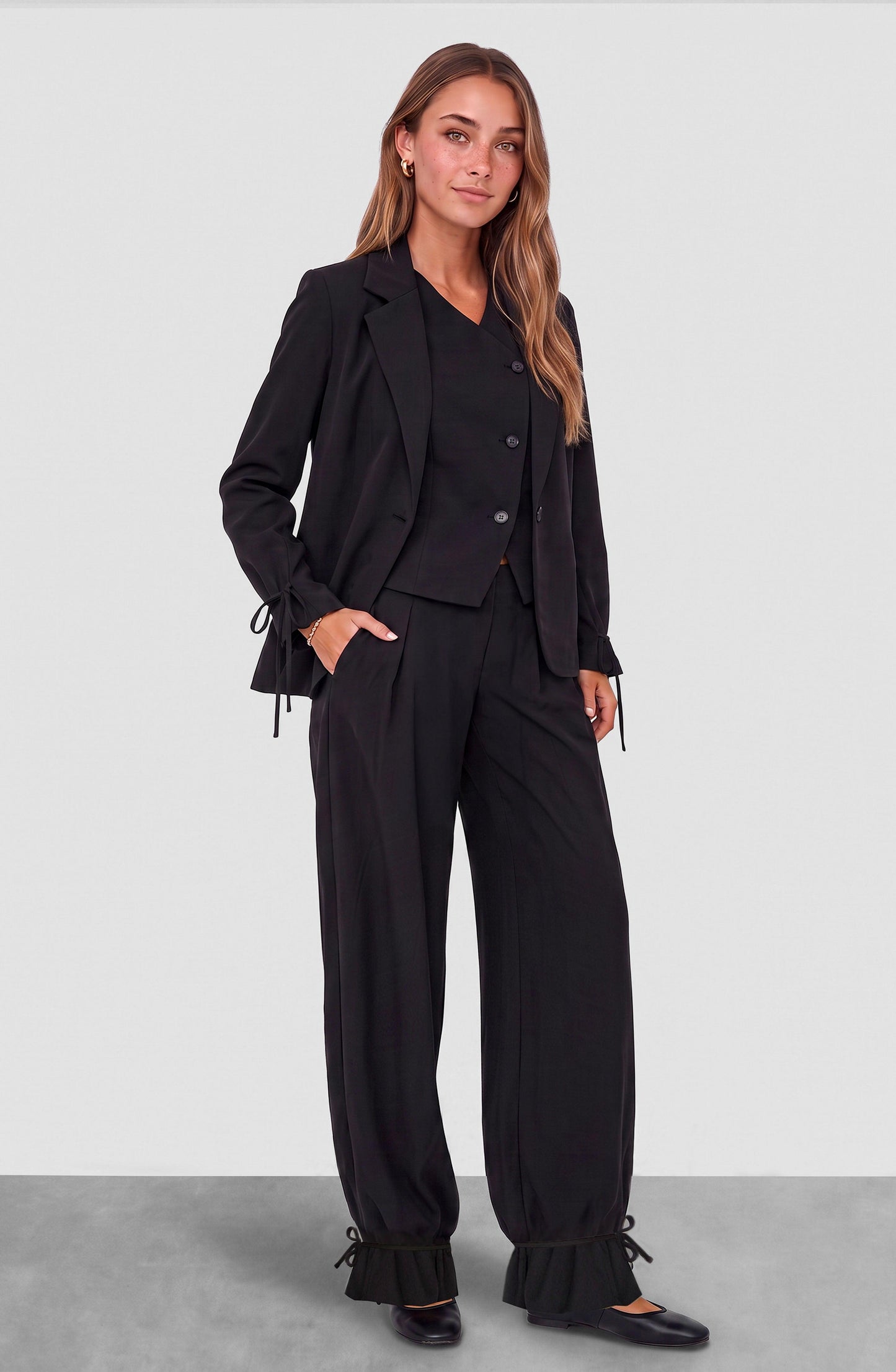 Blazer Tencel Black