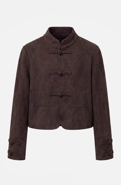 Chamarra Suede Japo Brown
