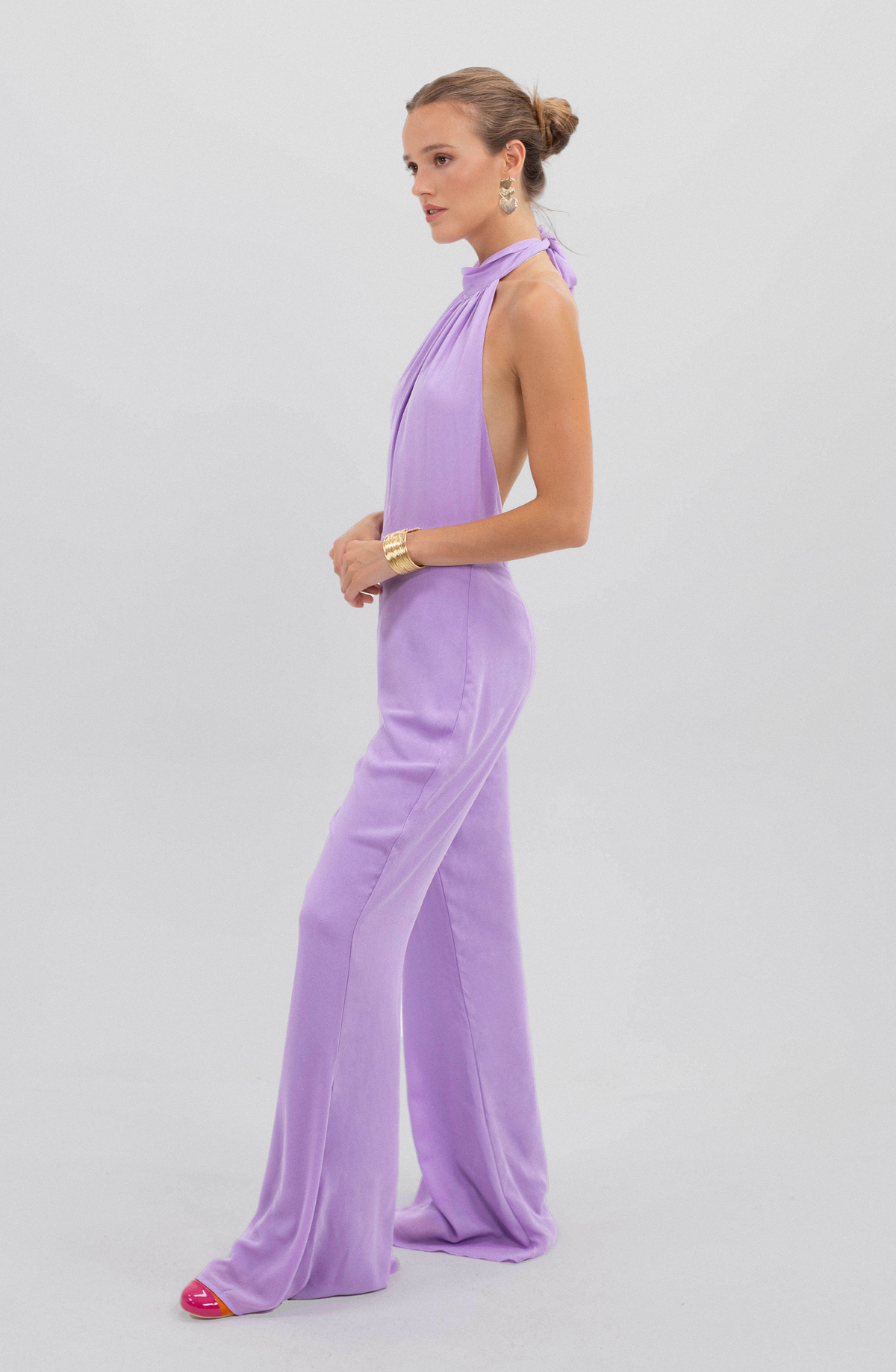 Jumpsuit Halter One Piece Lila