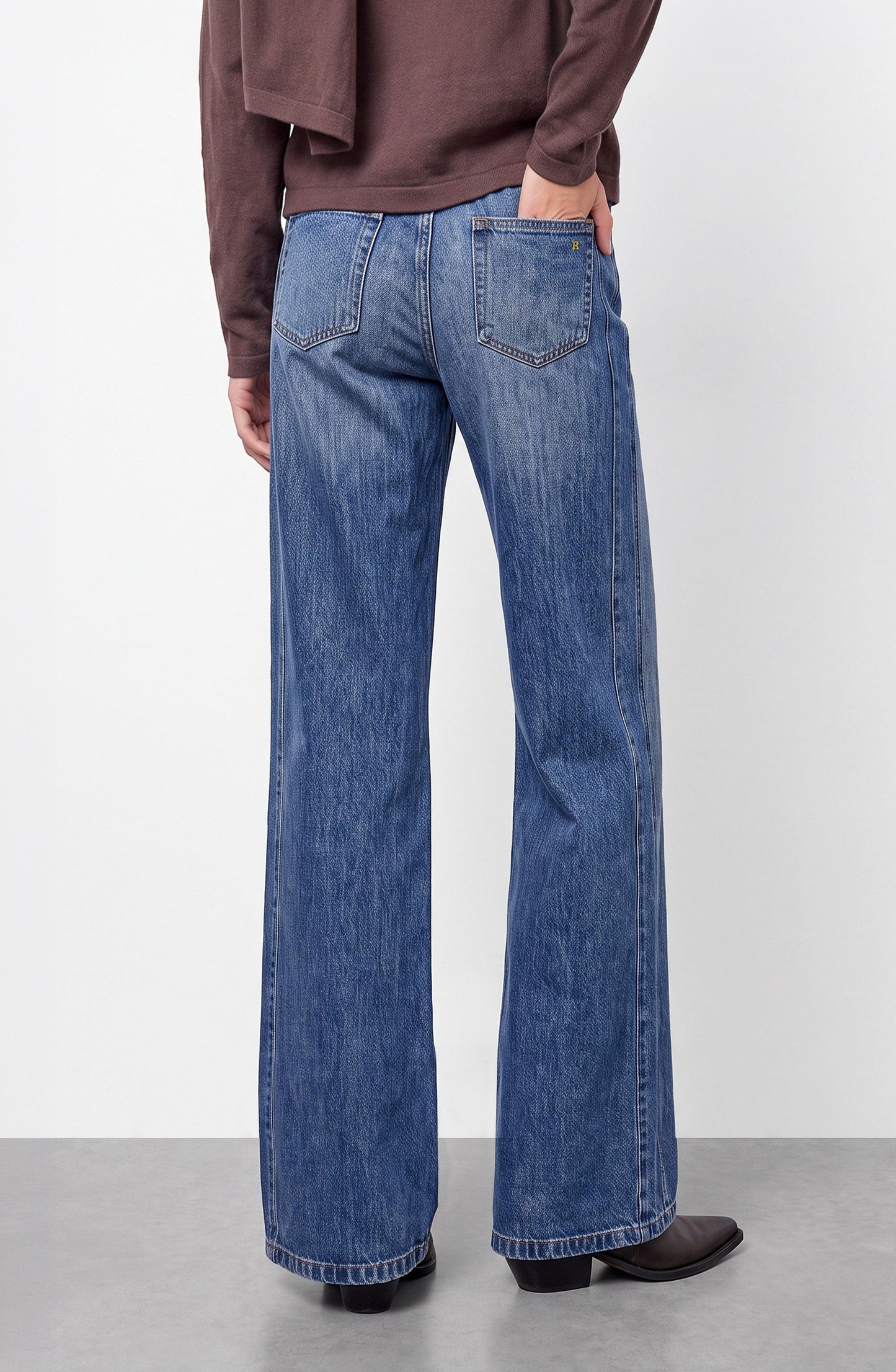 Pantalón Botones Frontales Blue