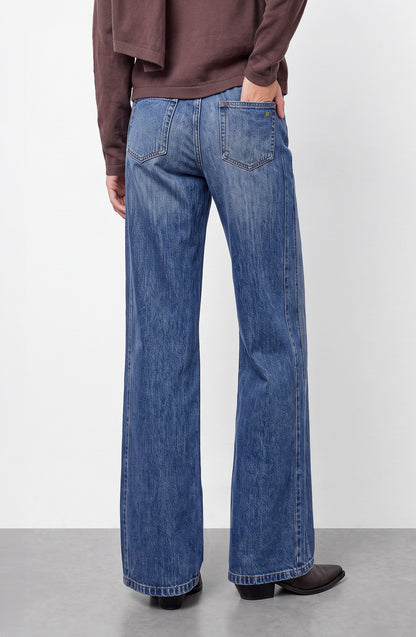 Pantalón Botones Frontales Blue