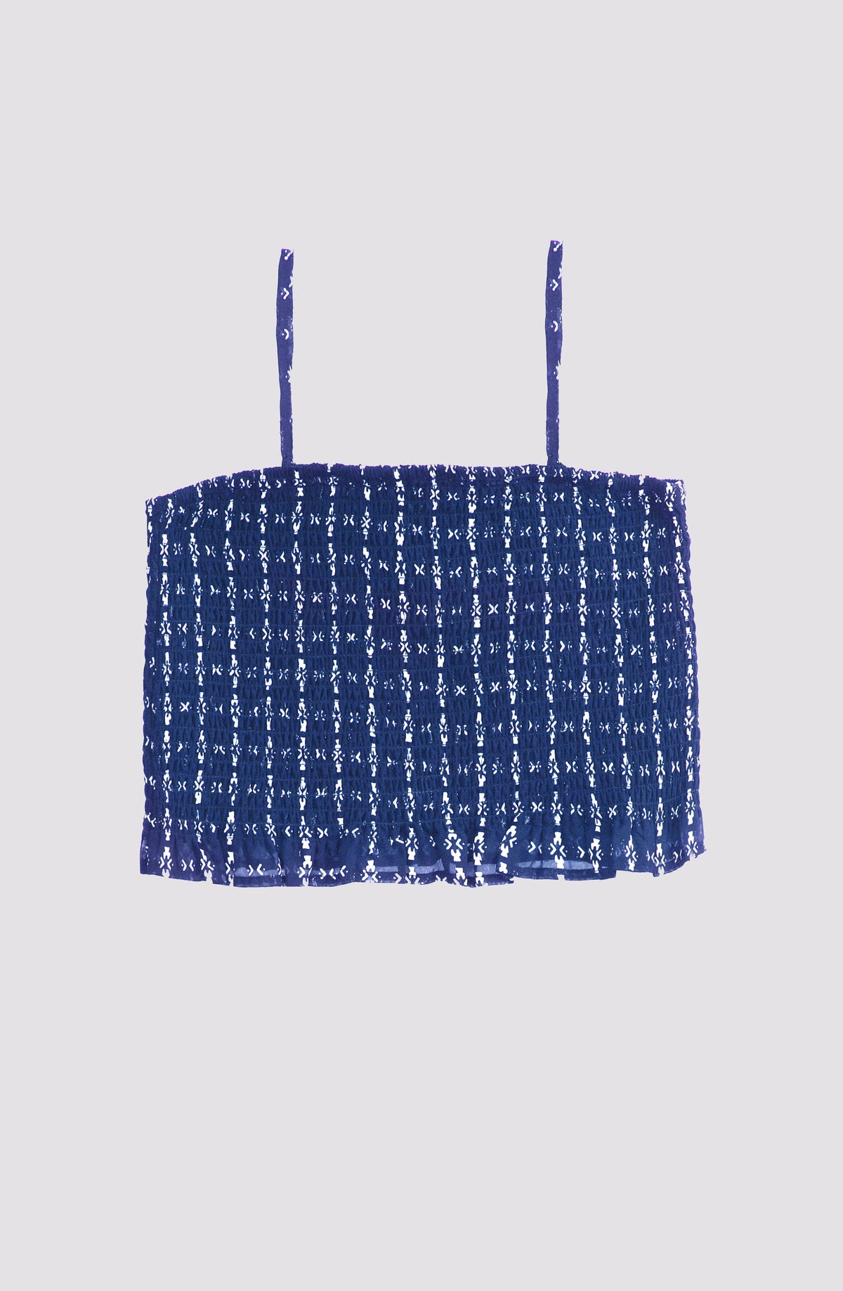 Top Panal Full Print Blue