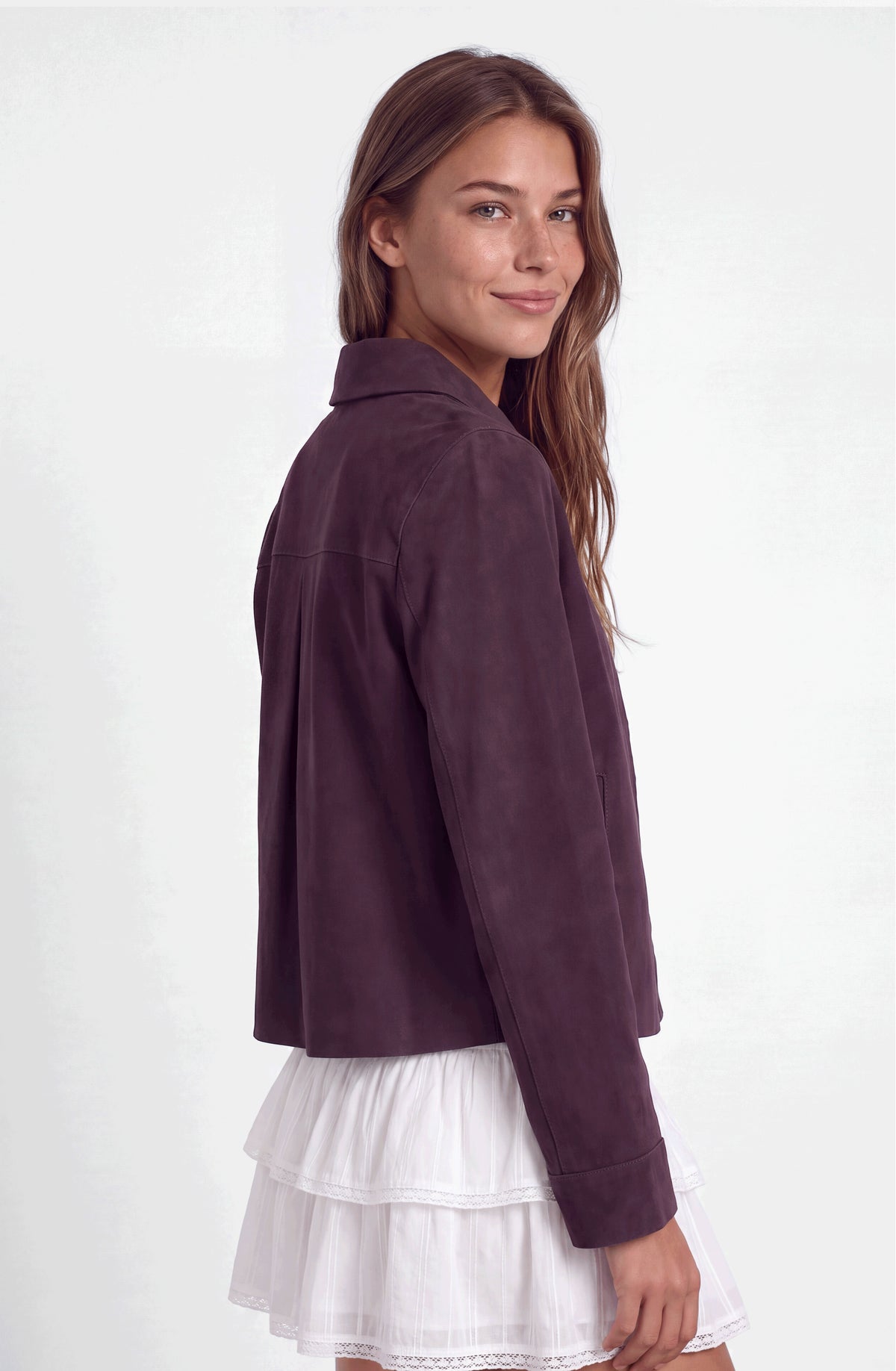 Chamarra Cuello Bebé Purple