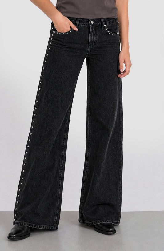 Pantalón Straight Estrella Black