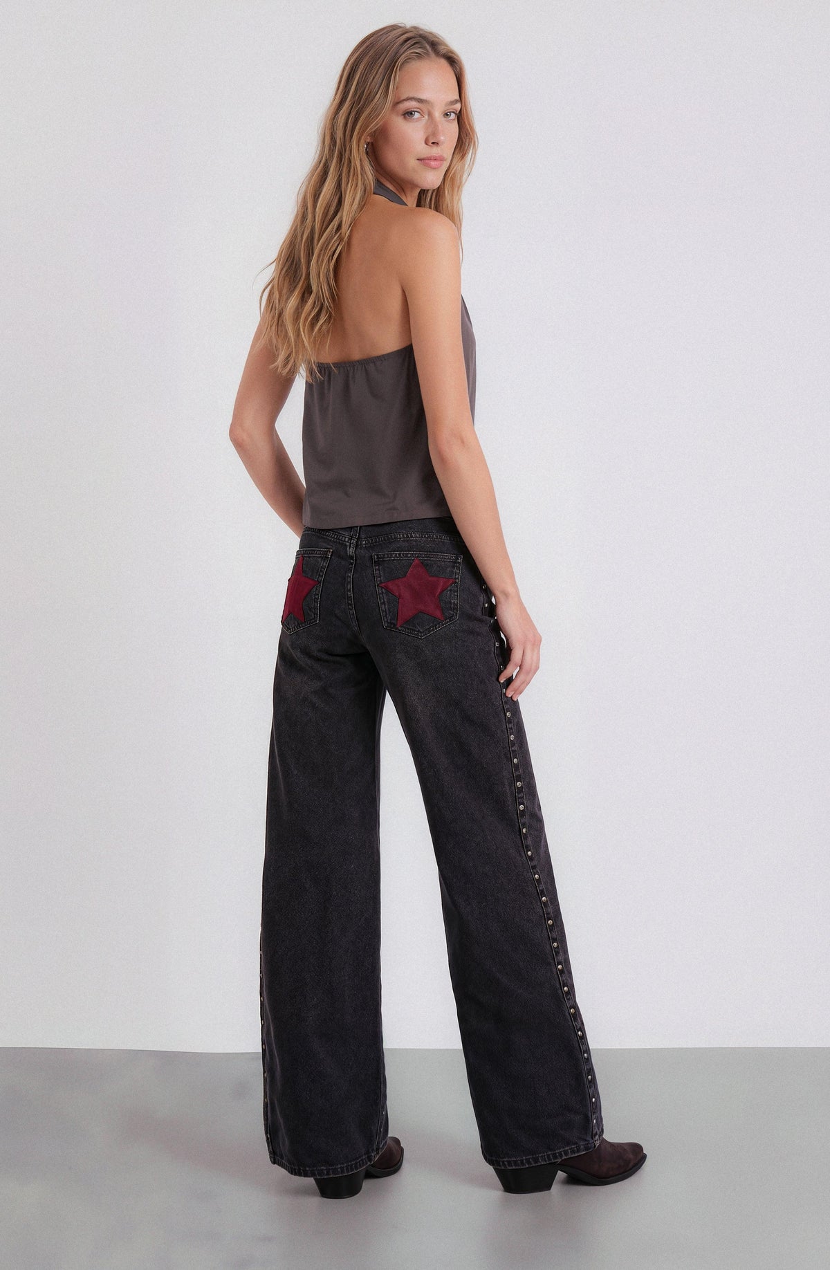 Pantalón Straight Estrella Black