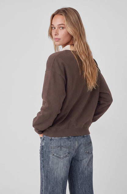 Sudadera Crewneck Polo Brown