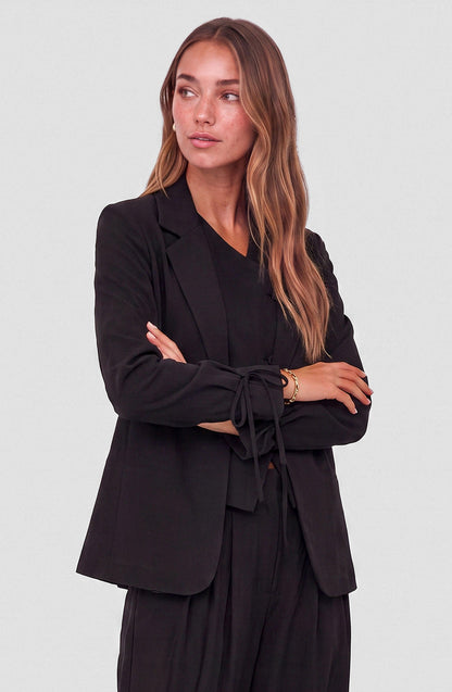 Blazer Tencel Black