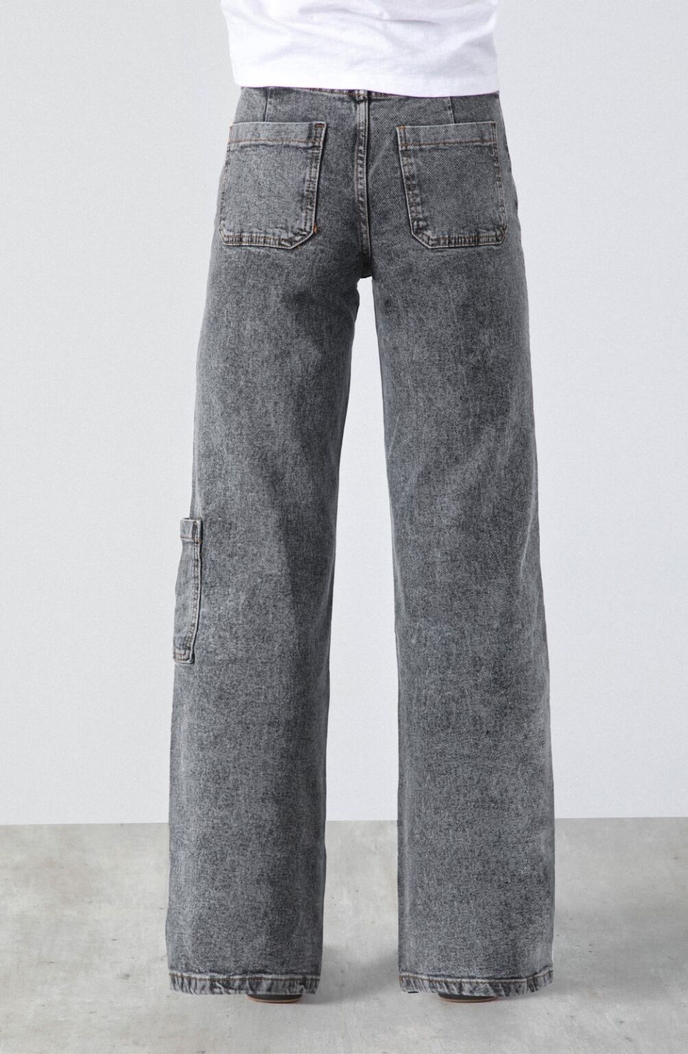 Pantalón Diagonal Bolsillo Gray