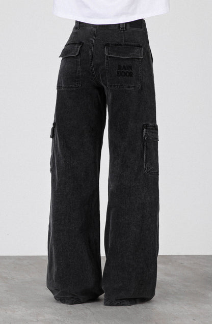 Pantalón Wide Leg Bag Black