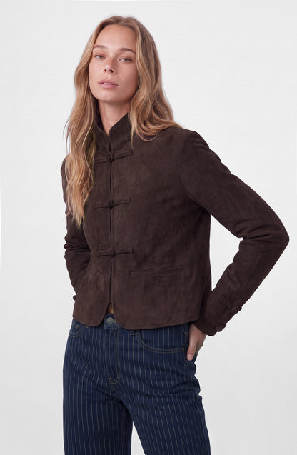 Chamarra Suede Japo Brown