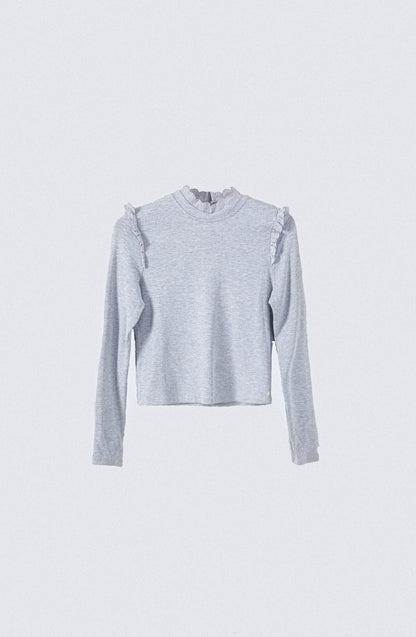 Playera Manga Larga Vuelos Gray