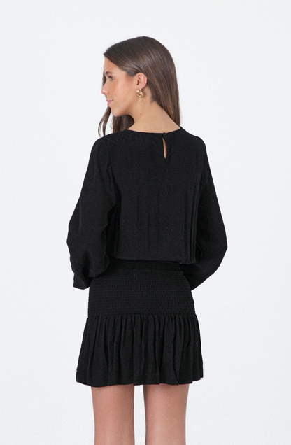 Vestido Panal Black