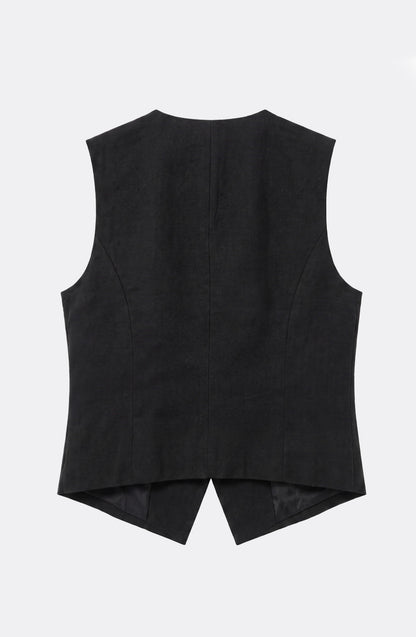 Vest Sastrero Tencel Black