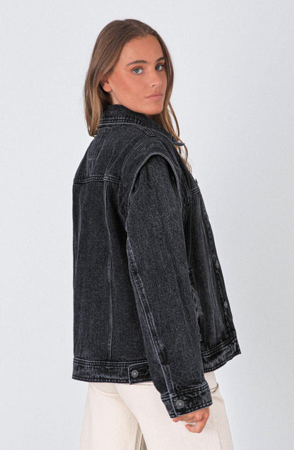 Chamarra Jeans Black