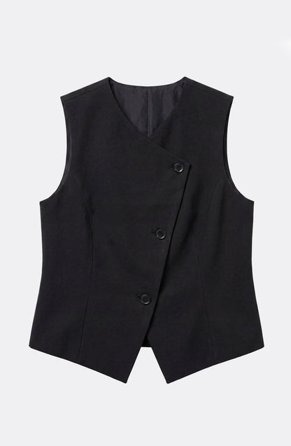 Vest Sastrero Tencel Black