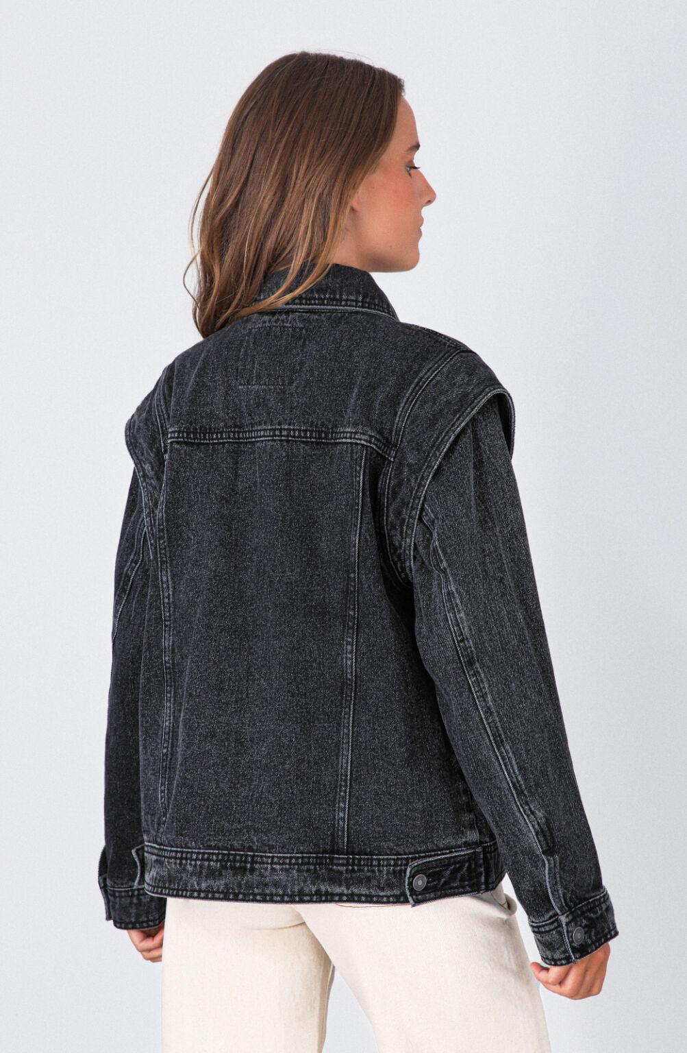 Chamarra Jeans Black