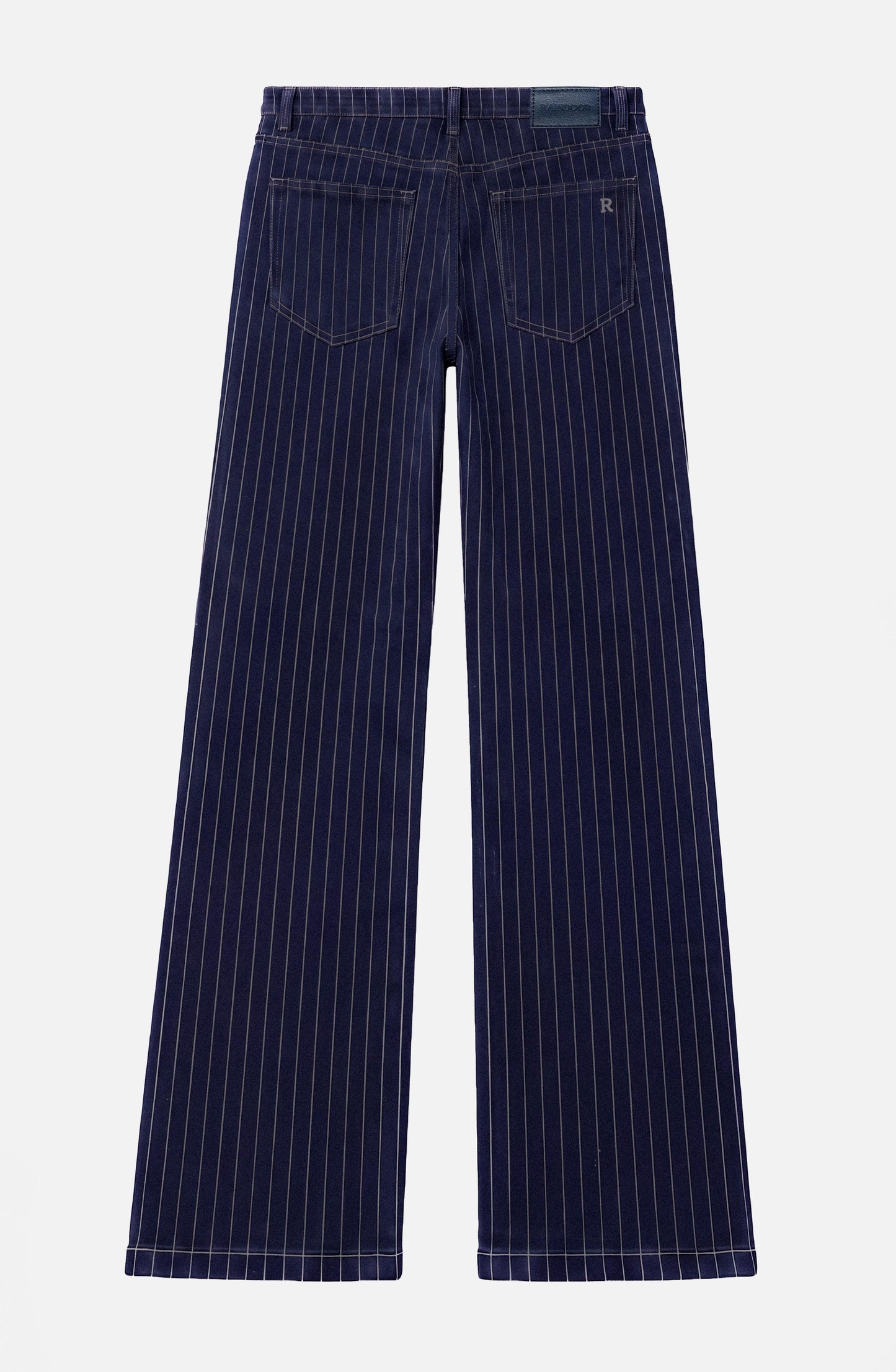 Pantalón Denim Rayado Indigo