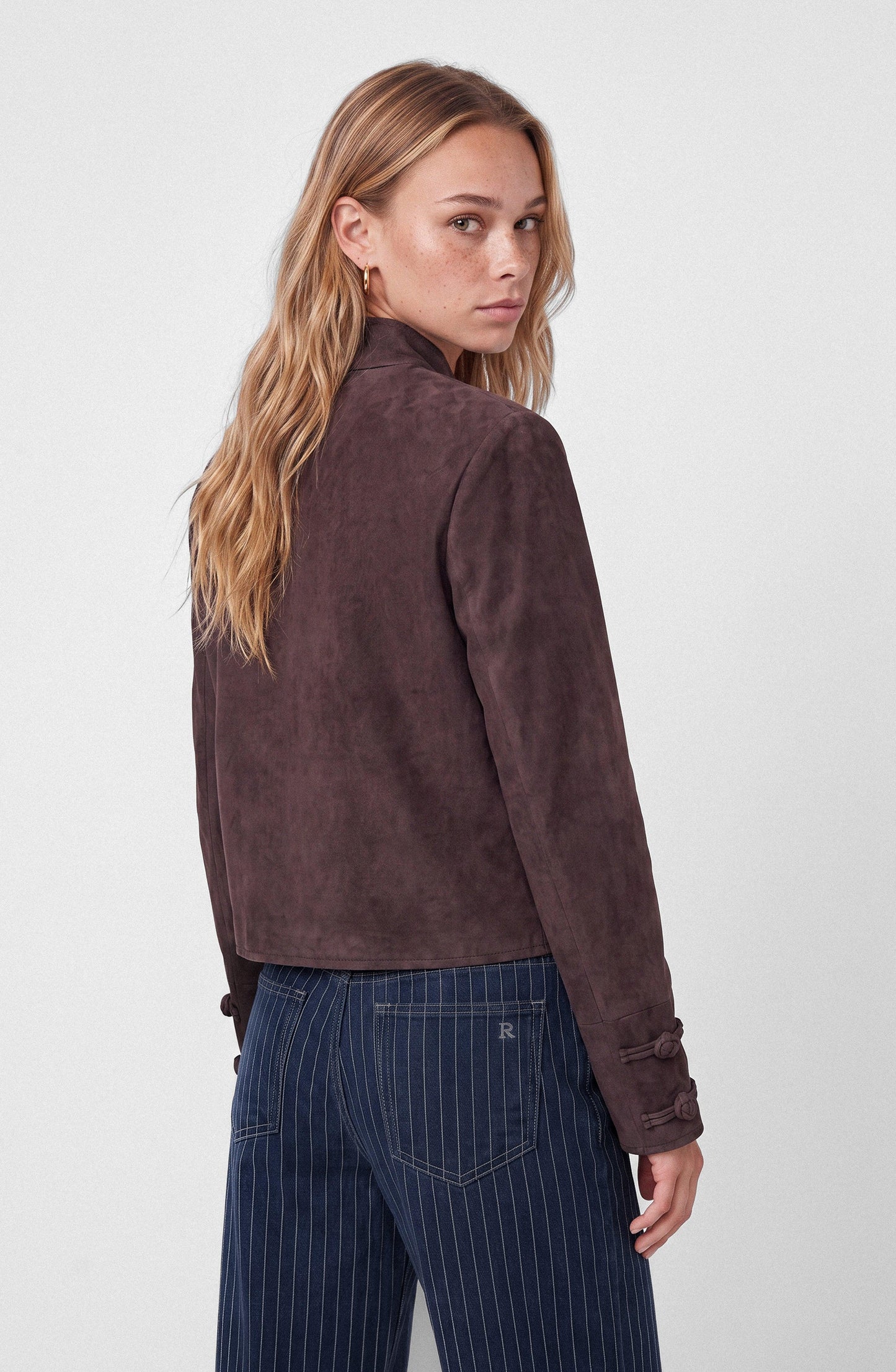 Chamarra Suede Japo Brown